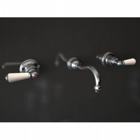 Perrin & Rowe Wall mounted basin set with levers