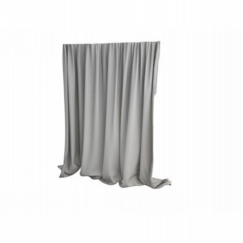 White Full Curtain
