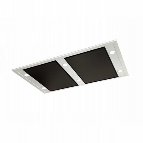 Cassette Silent Rangehood 120cm Black Glass