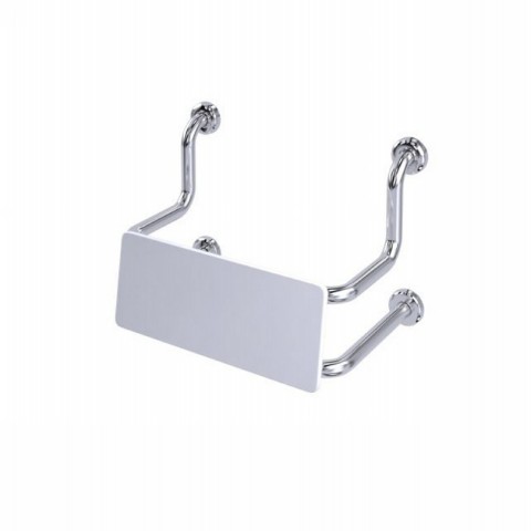 Backrest - Wall Mounted Satin Stainless Steel