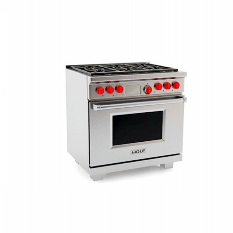 Wolf - Cooktop & oven - ICBDF366 Dual Fuel Range