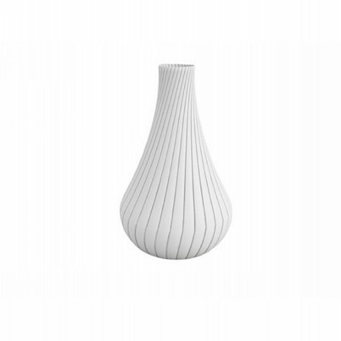 White Modern pot