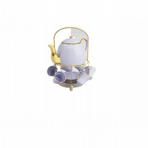 White & Gold Tea Set