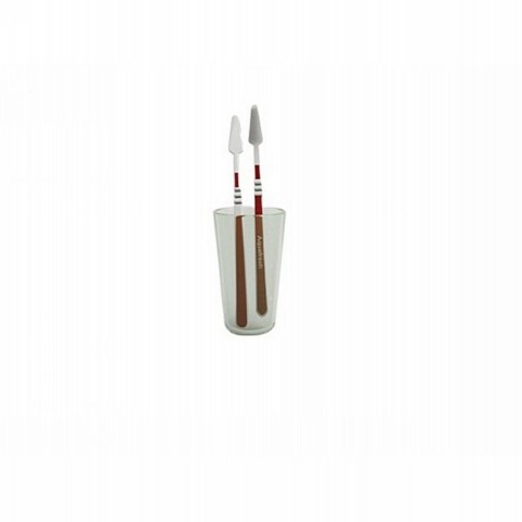 White and Red Toothbrushes