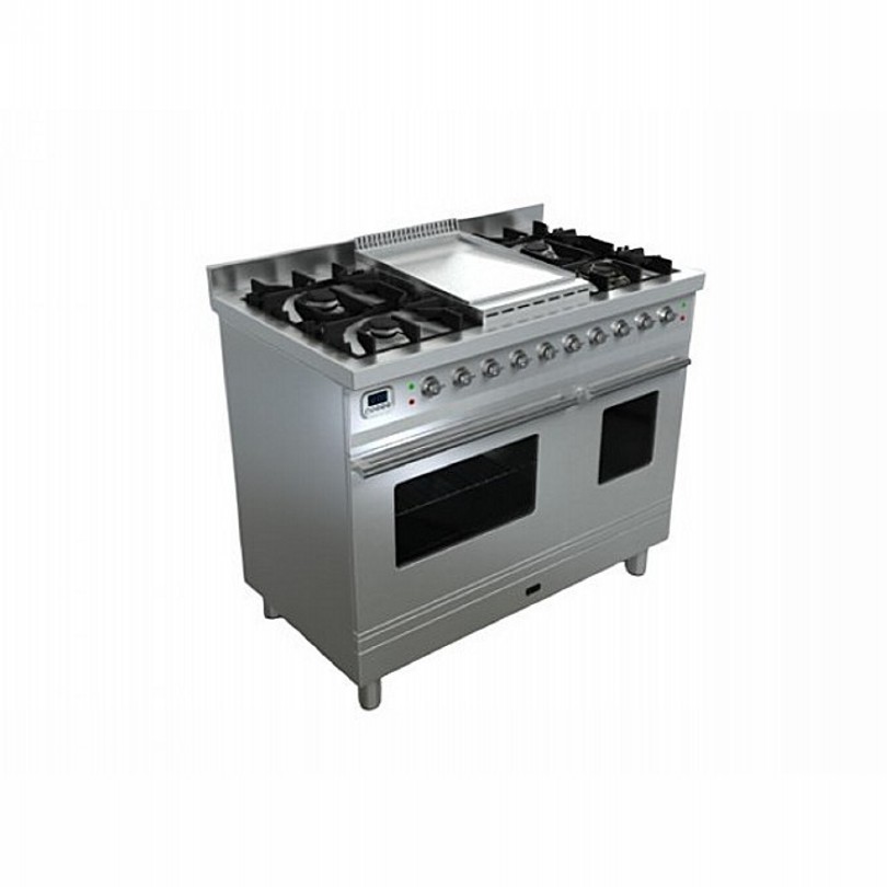 Ilve Freestanding Cooker Pd100fwmp I 100cm Quadra Tepanyaki